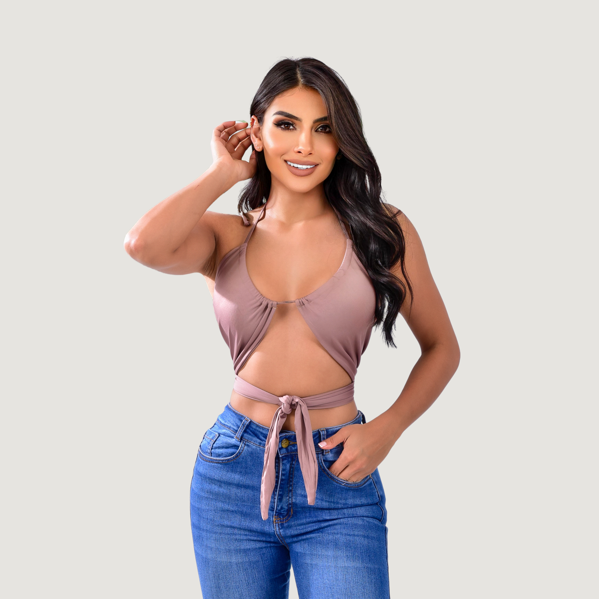 Infinity Versatile Lined Crop Top - Saida Fashion 