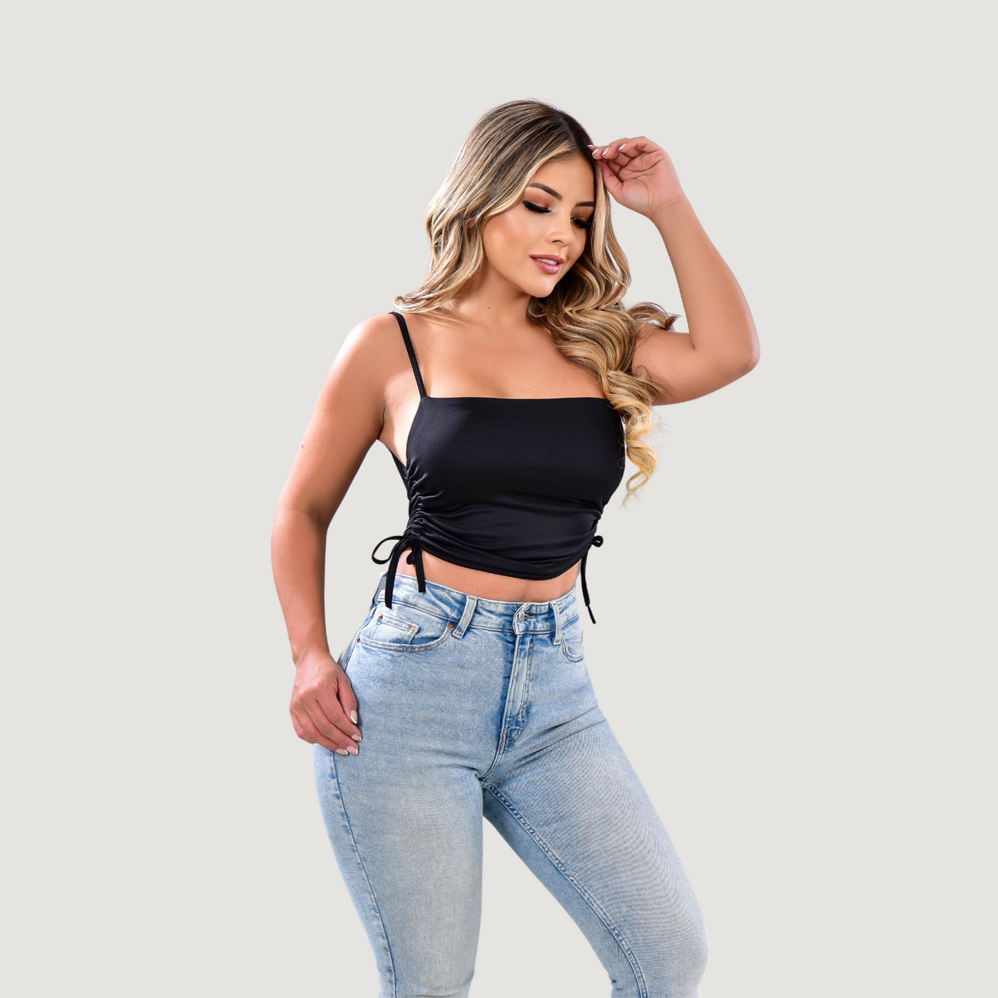 Camisole Top - Adjustable Ties - Front Lining