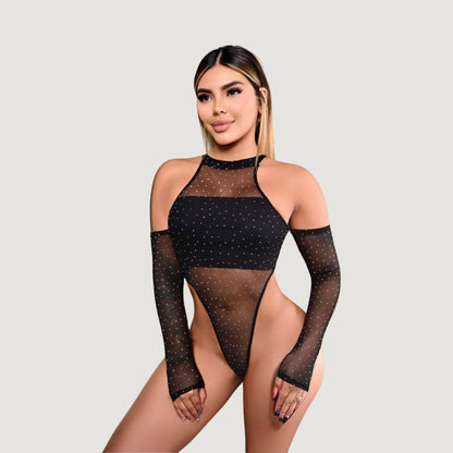 Mesh Bodysuit - High Cut Design
