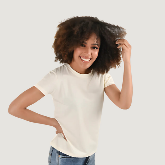 Relaxed Fit Stretch Cotton Tee..