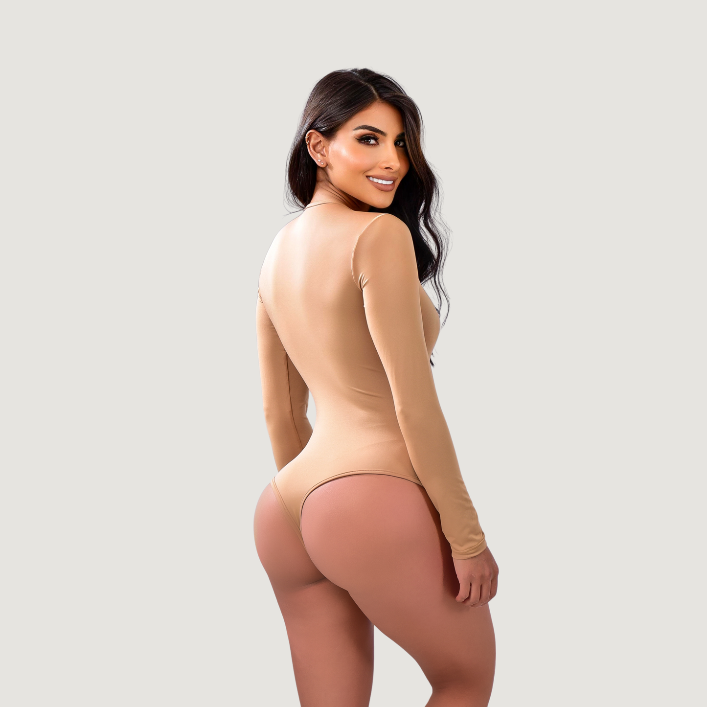 Long Sleeve Bodysuit - Essential Bodysuit - Saida Fashion 