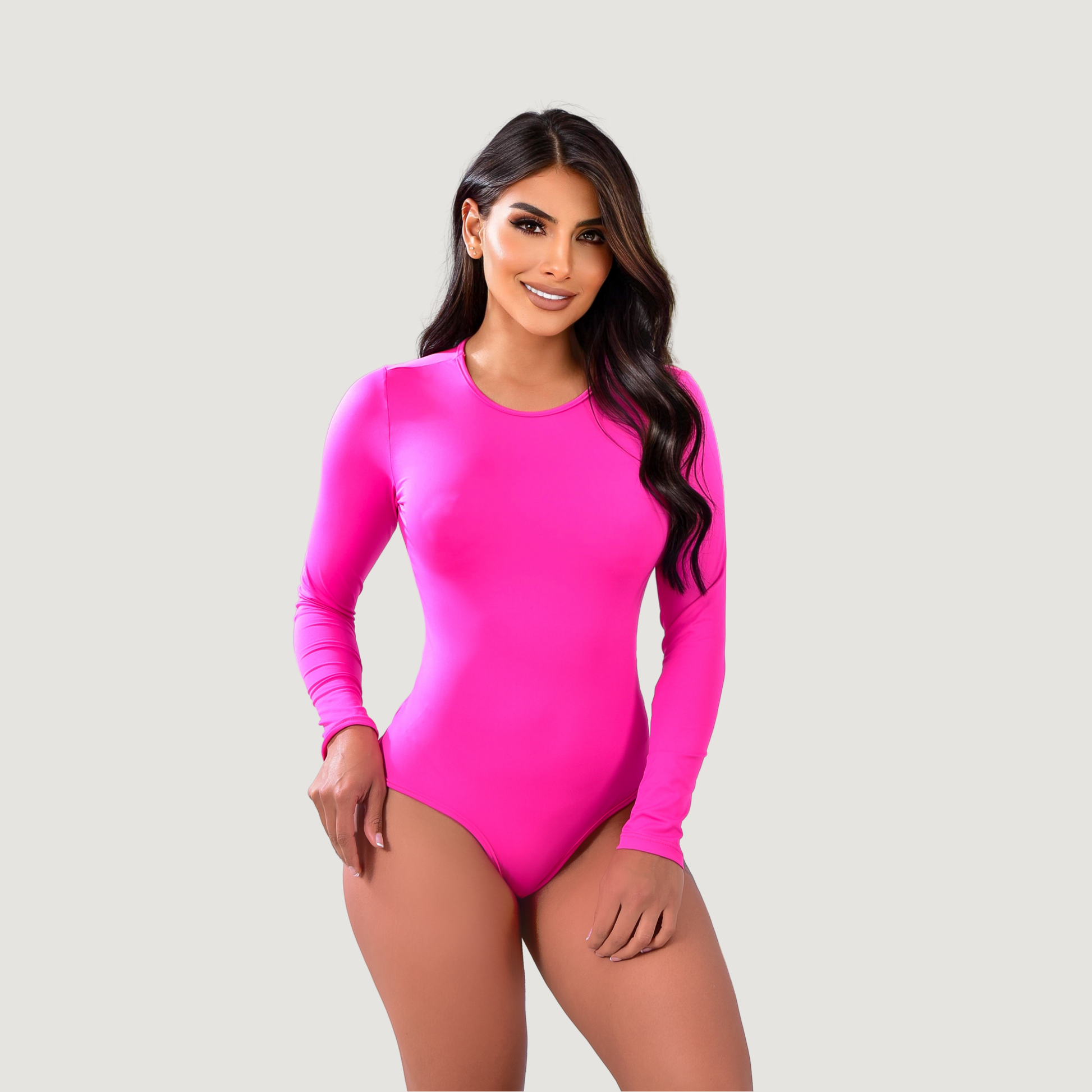 Long Sleeve Bodysuit - Essential Bodysuit - Saida Fashion 
