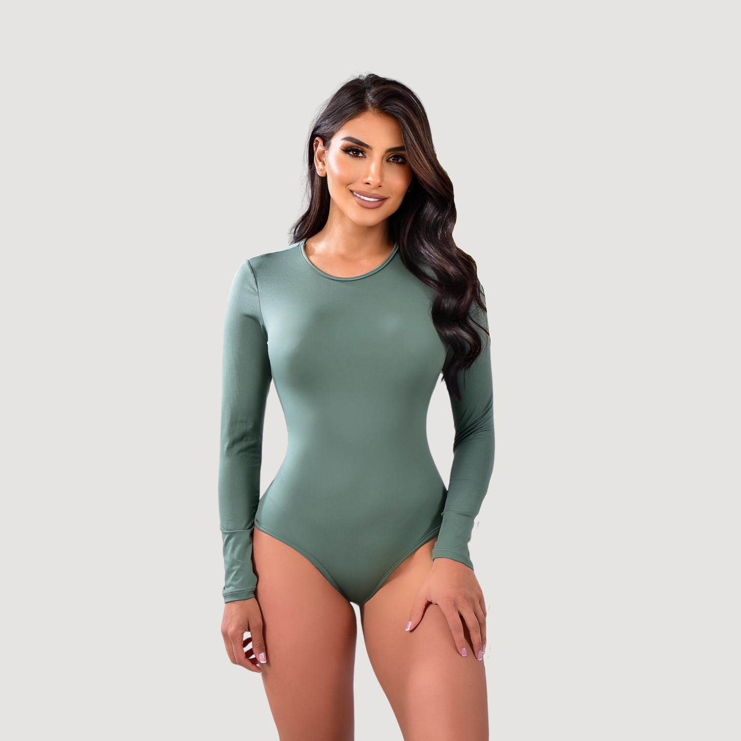 Long Sleeve Bodysuit - Essential Bodysuit - Saida Fashion 
