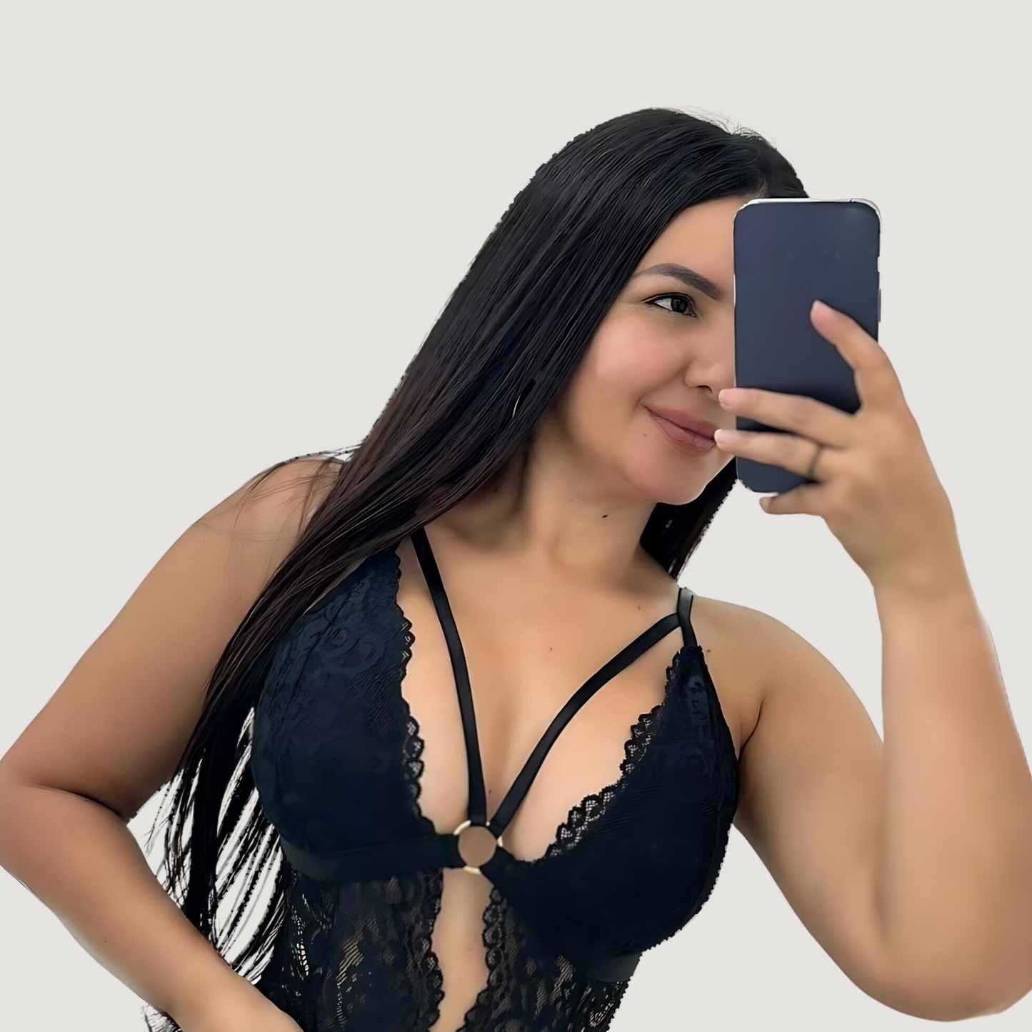 See Through Bodysuit - Deep Plunge