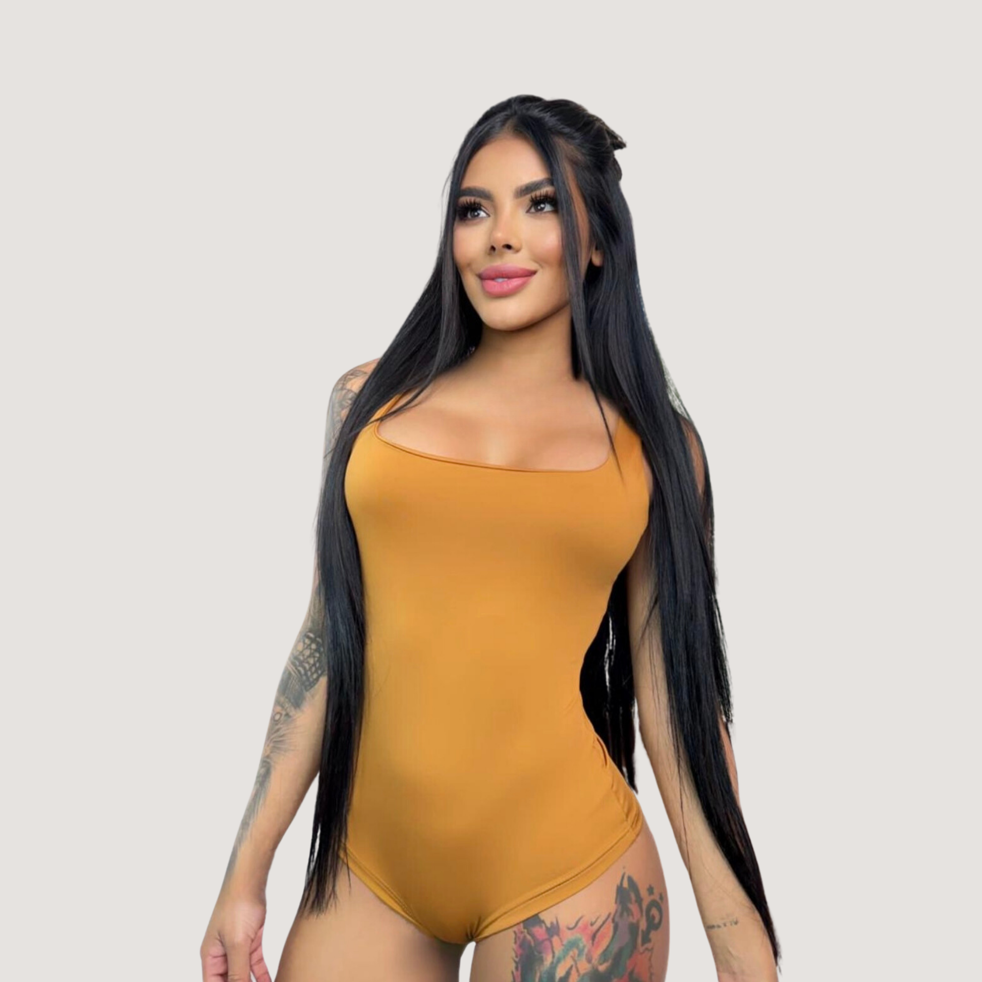 Essential Bodysuit - Wide Strap Style - Saida Fashion 