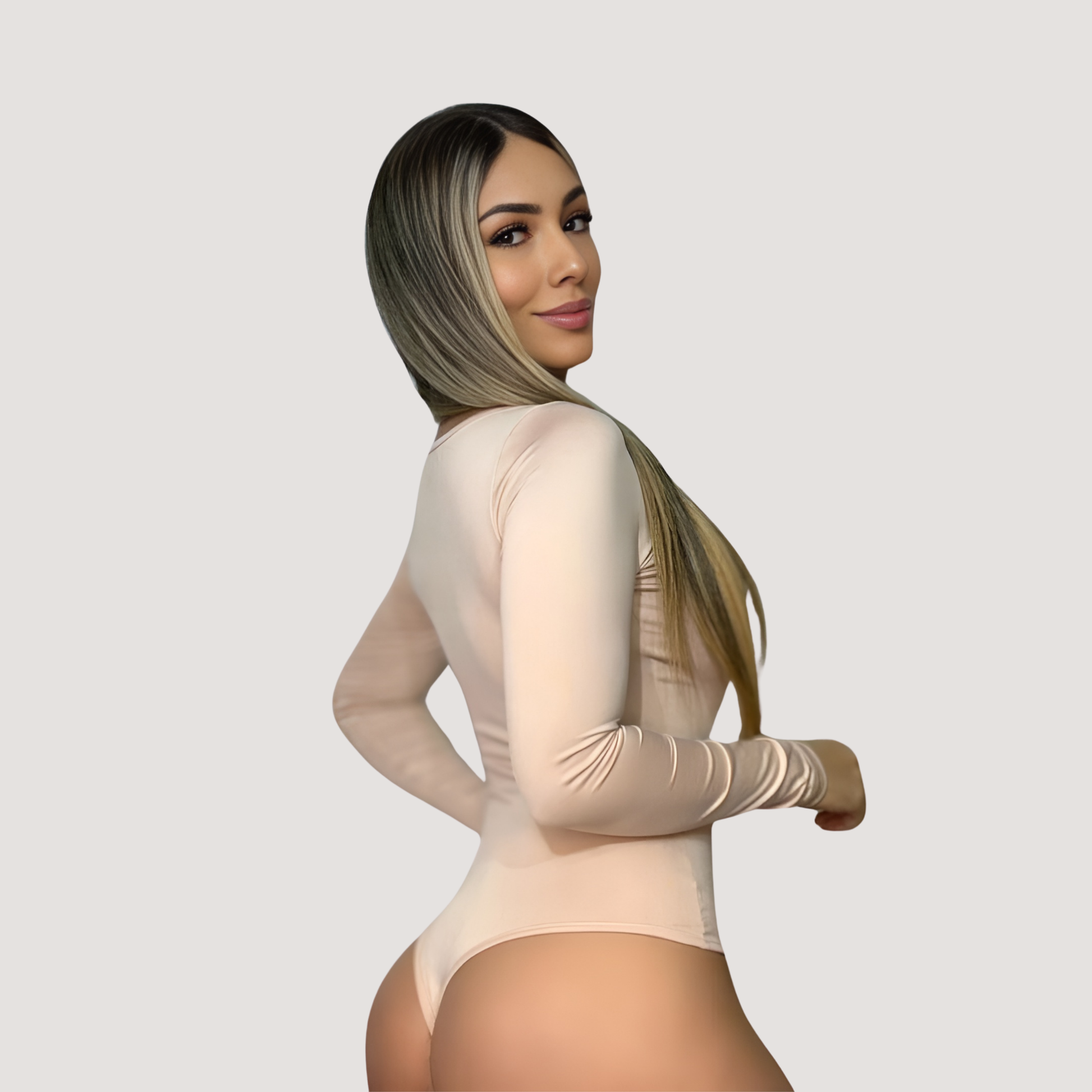 Women's Bodysuit Long Sleeve - Essential - Saida Fashion 