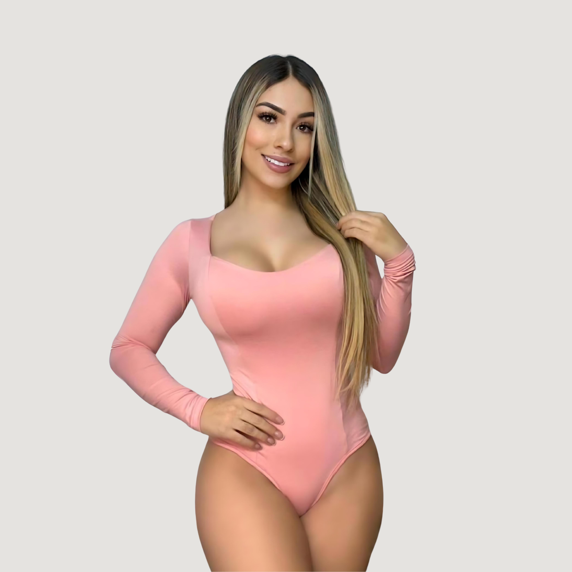 Women's Bodysuit Long Sleeve - Essential - Saida Fashion 