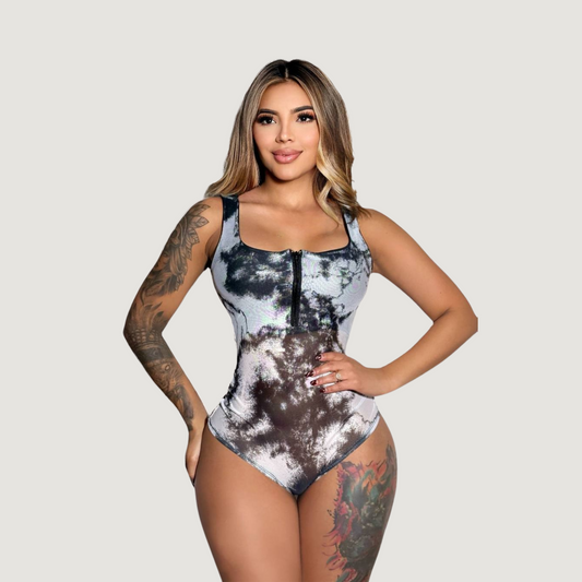 Sleek Bodysuit with Front Zip