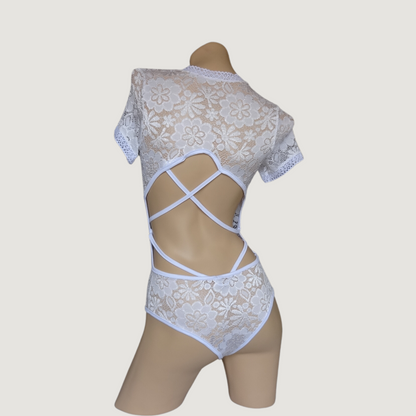 Cut Out Bodysuit - Chest Cut-Out