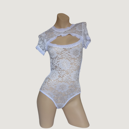 Cut Out Bodysuit - Chest Cut-Out