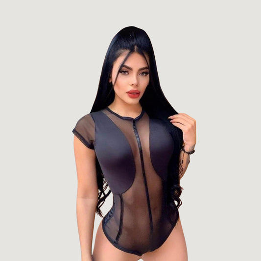 See-Through Thong Bodysuit