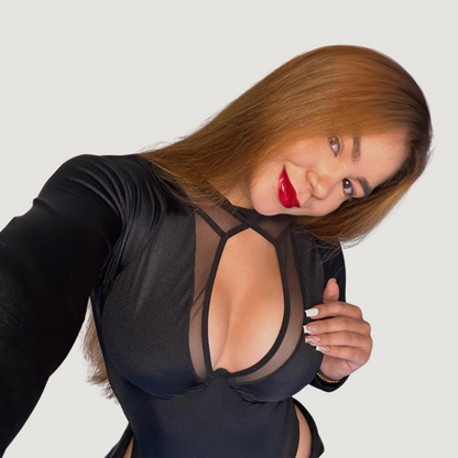 Long Sleeve Cut-Out Bodysuit