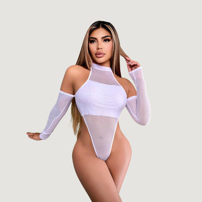 Mesh Bodysuit - High Cut Design