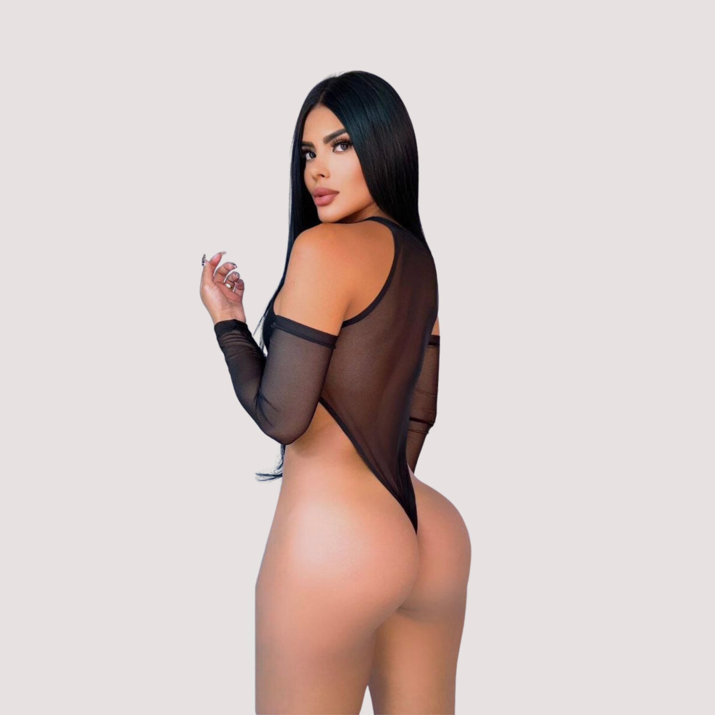 Mesh Bodysuit - High Cut Design