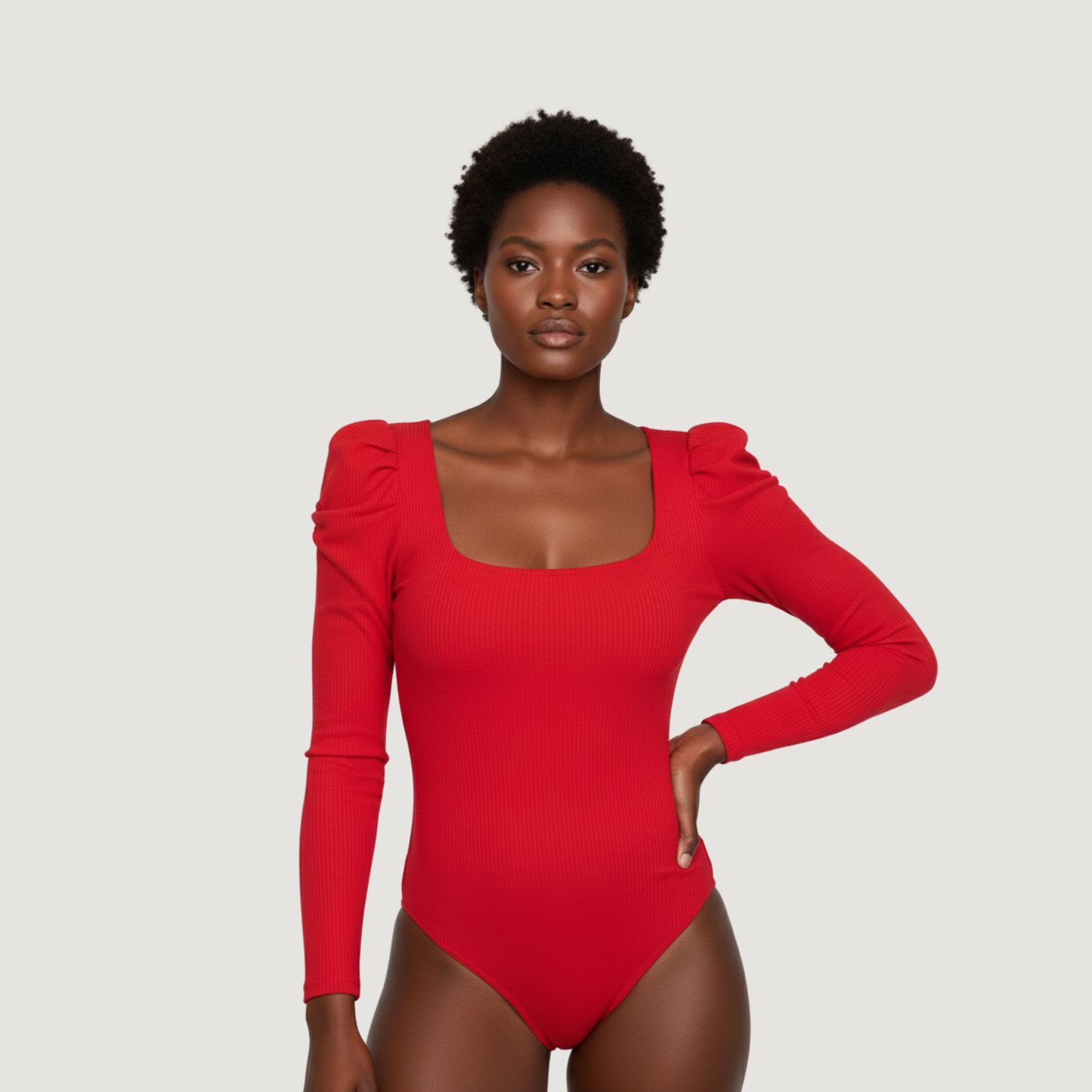 Woman Bodysuit - Square Neck