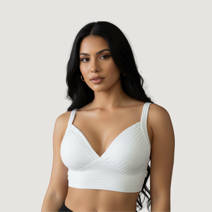 Low-Cut Tank Top with Thick Straps..