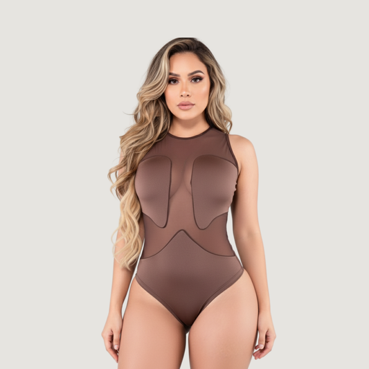 See-Through Mesh Bodysuit