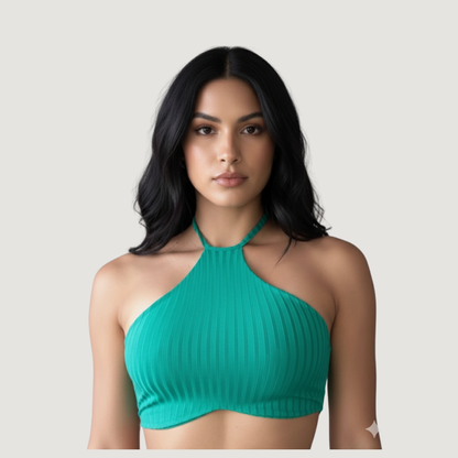 Camiseta sin mangas con lazos ajustables en el cuello