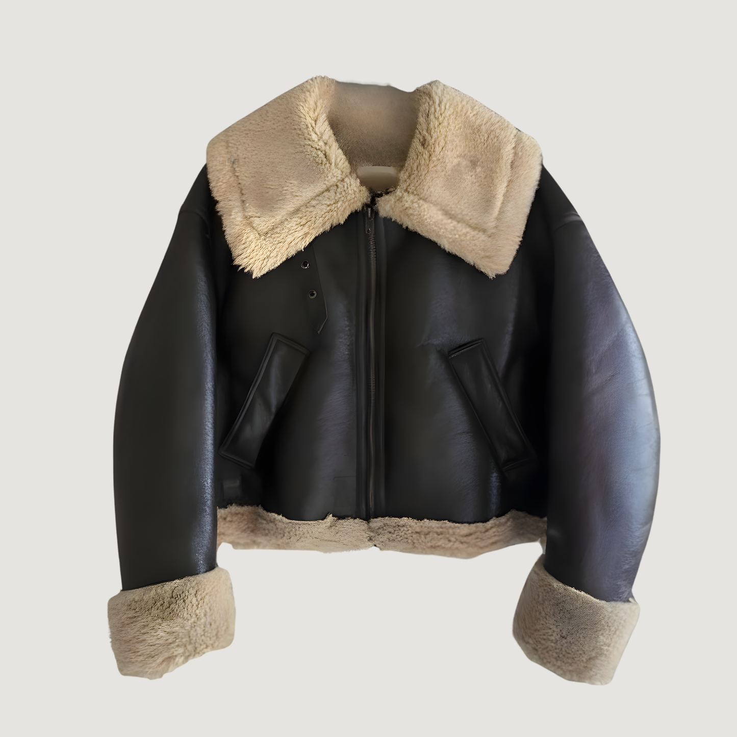 Cozy Aviator Shearling Jacket