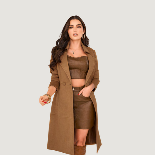 Timeless Notch Lapel Coat