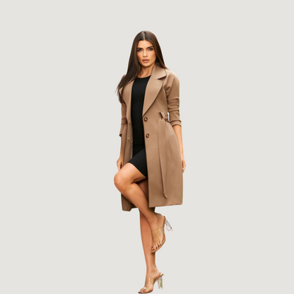 Timeless Trench with Contrast Details