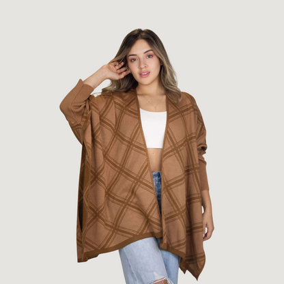 Relaxed Fit Open Knit Cardigan