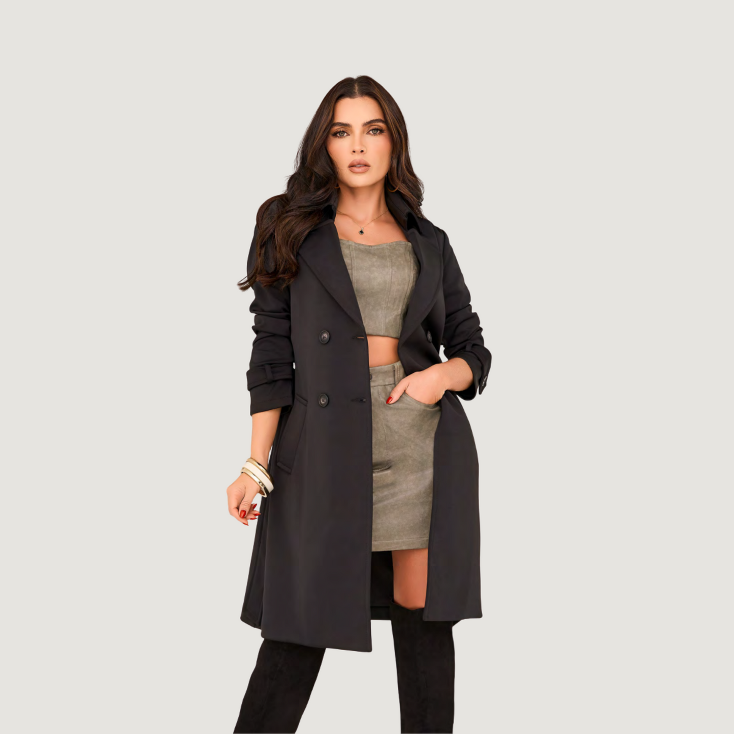 Soft Gabardine Classic Trench