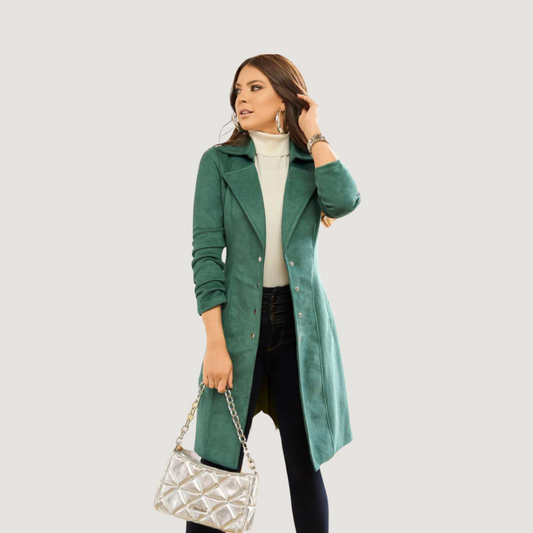 Stylish Winter Coats with Cozy Suede