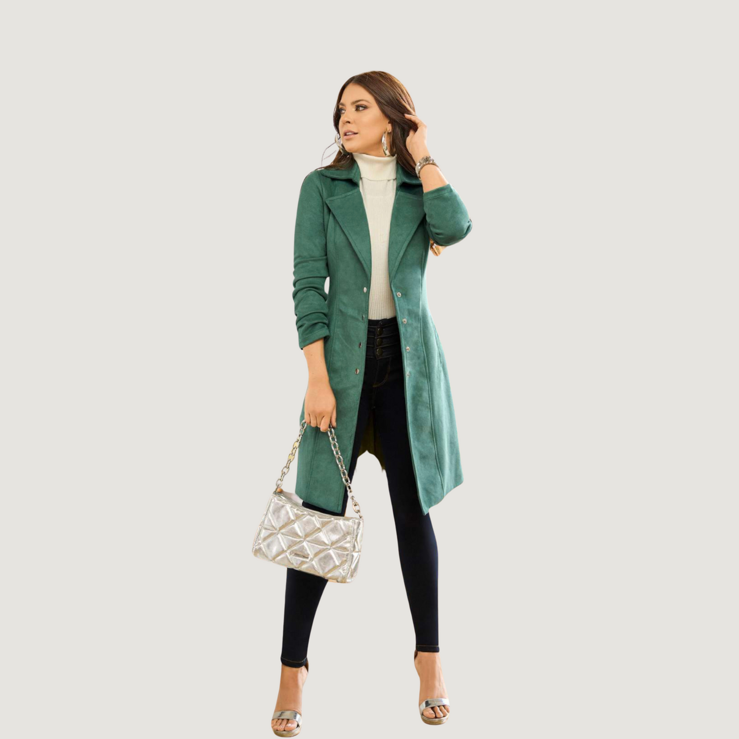 Stylish Winter Coats with Cozy Suede..