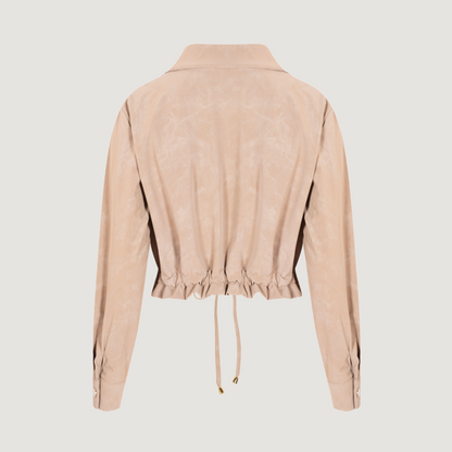 Short Jacket with Gold Buttons