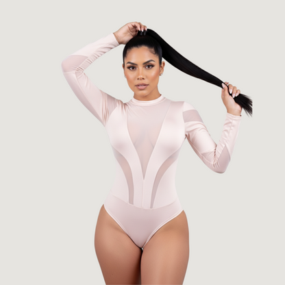 Sexy Bodysuit - Spandex - Mesh Mix