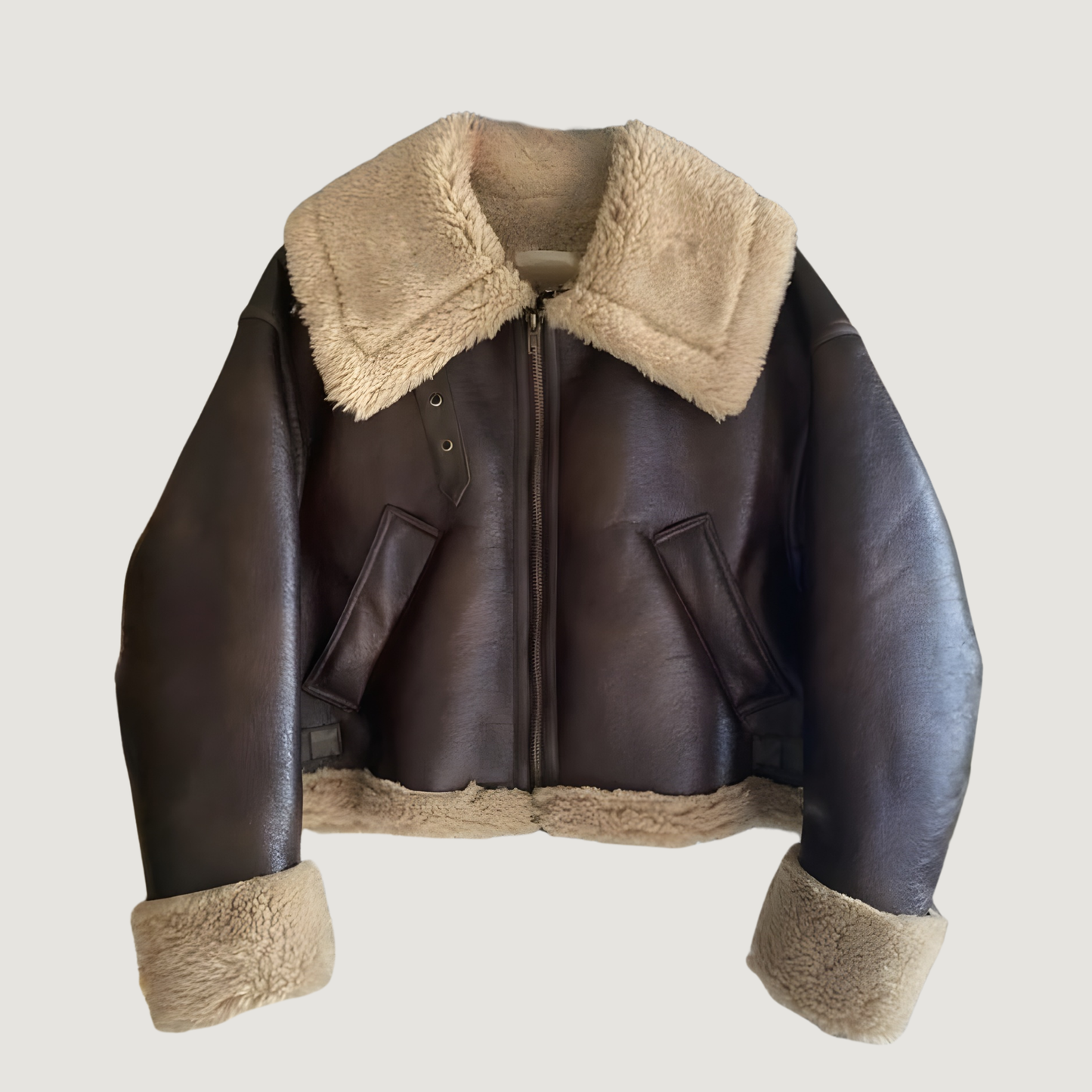 Cozy Aviator Shearling Jacket