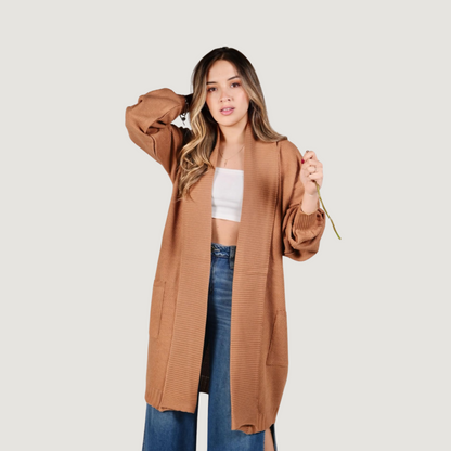 Long Knit Duster Cardigan Sweater