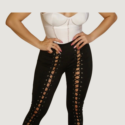 Sexy Pants with High-Waisted Design