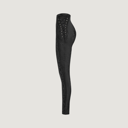 Fashion Leggings with Faux Leather – Also Available in Matte Spandex