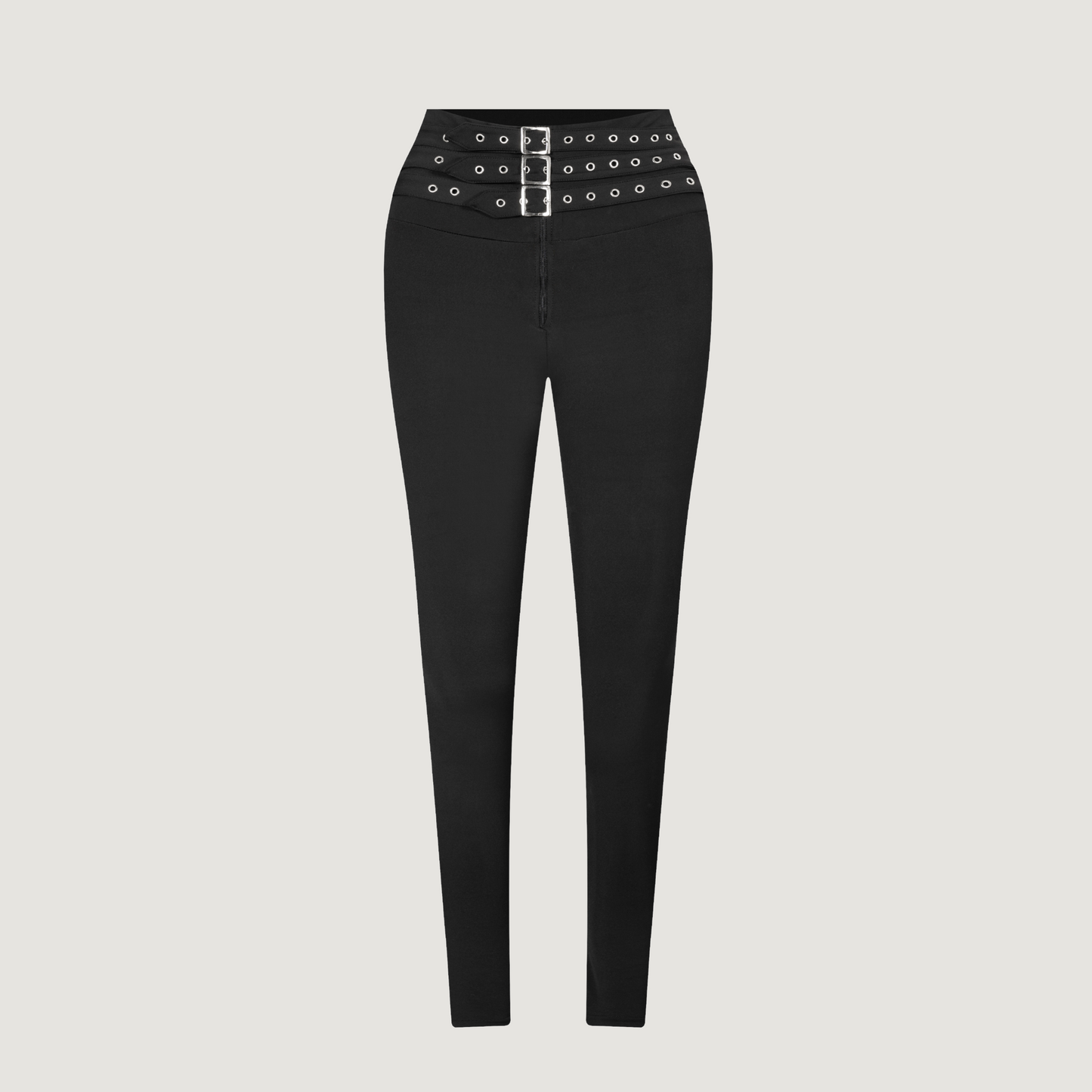 Skinny Stretch Pants with Push-Up Effec