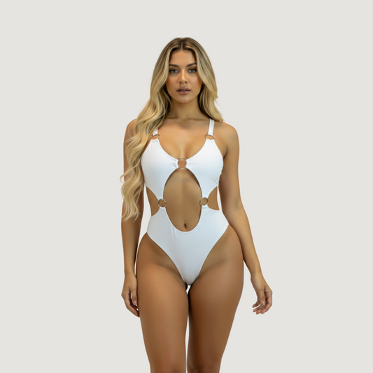 Fashion-Forward Cut-Out Bodysuit