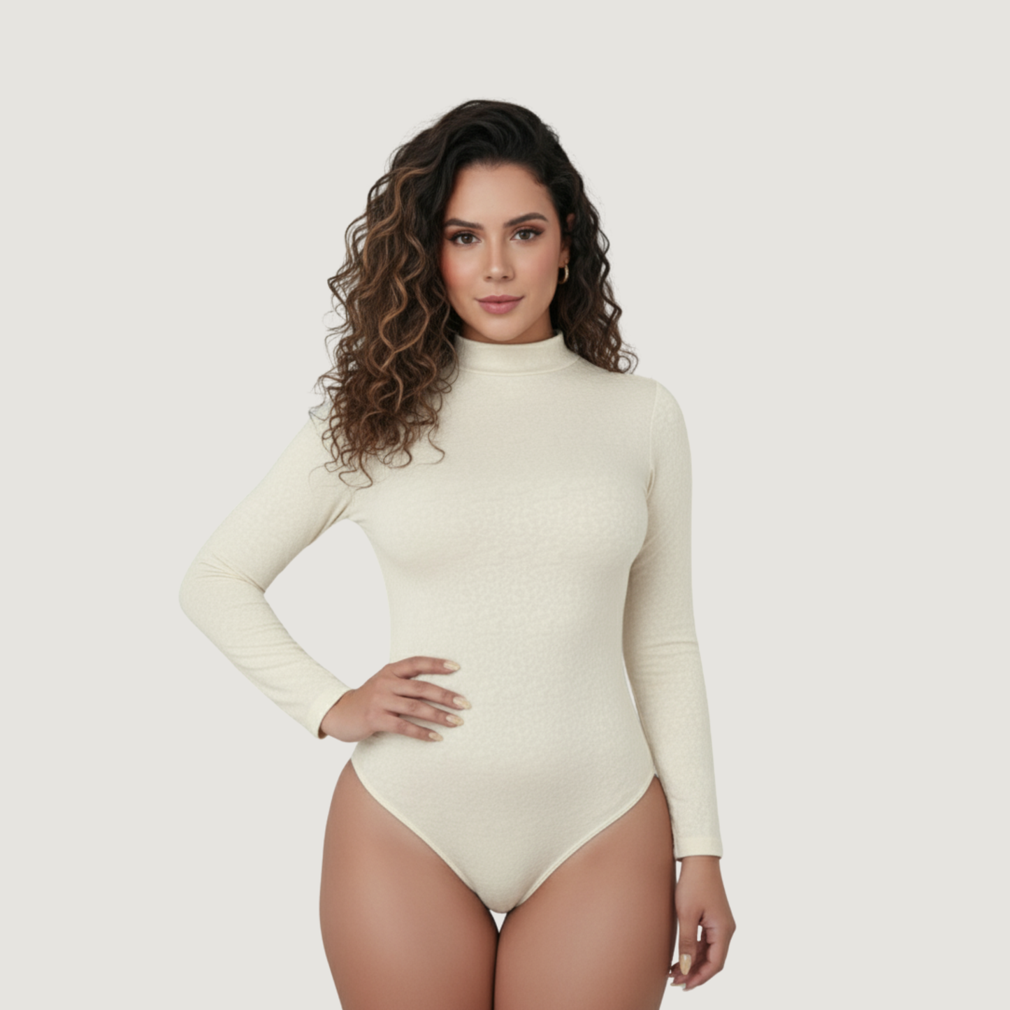 Animal Print Mesh Bodysuit