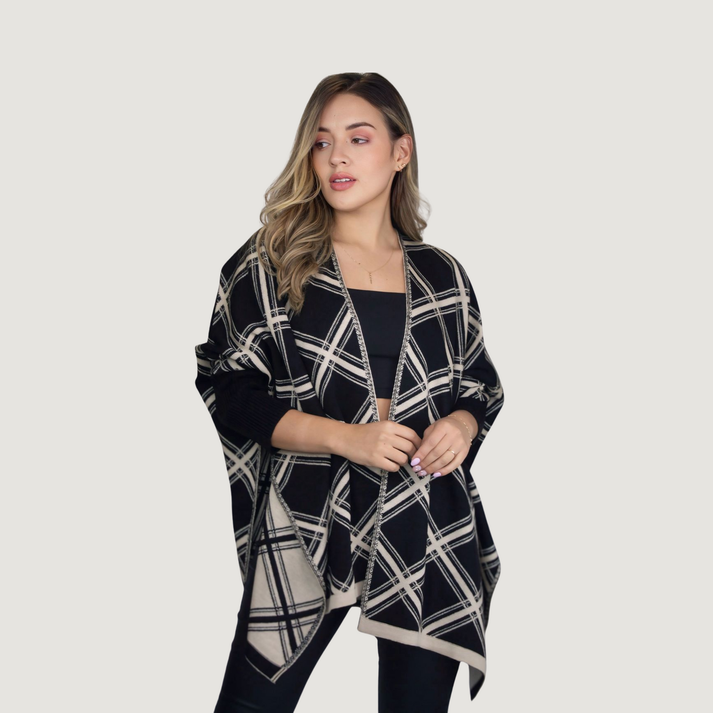 Relaxed Fit Open Knit Cardigan