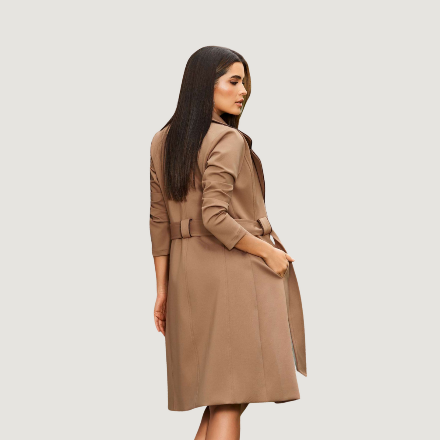 Timeless Trench with Contrast Details