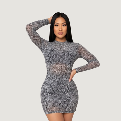 Mini vestidos con mangas largas