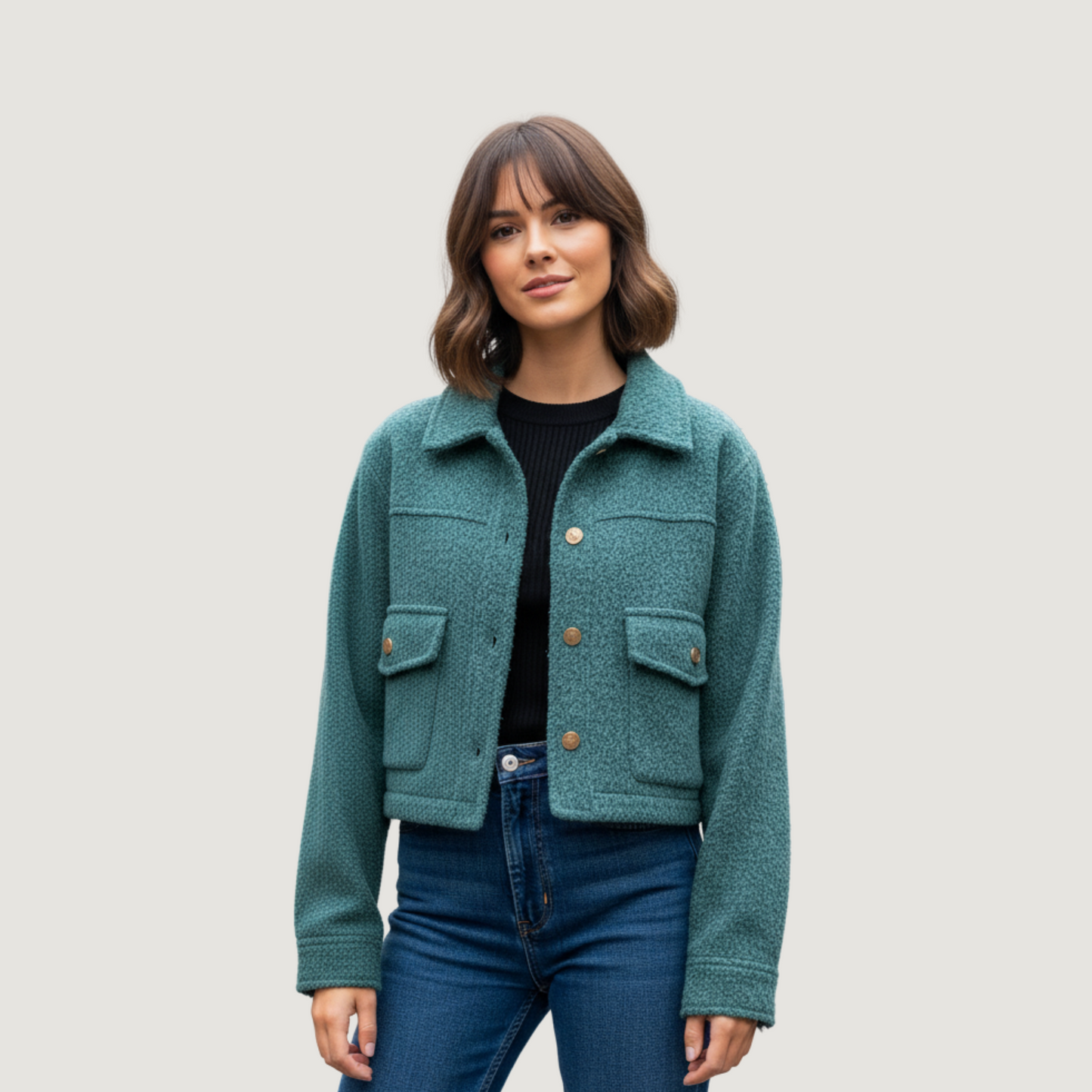 Cute Winter Jackets with Front Pockets..