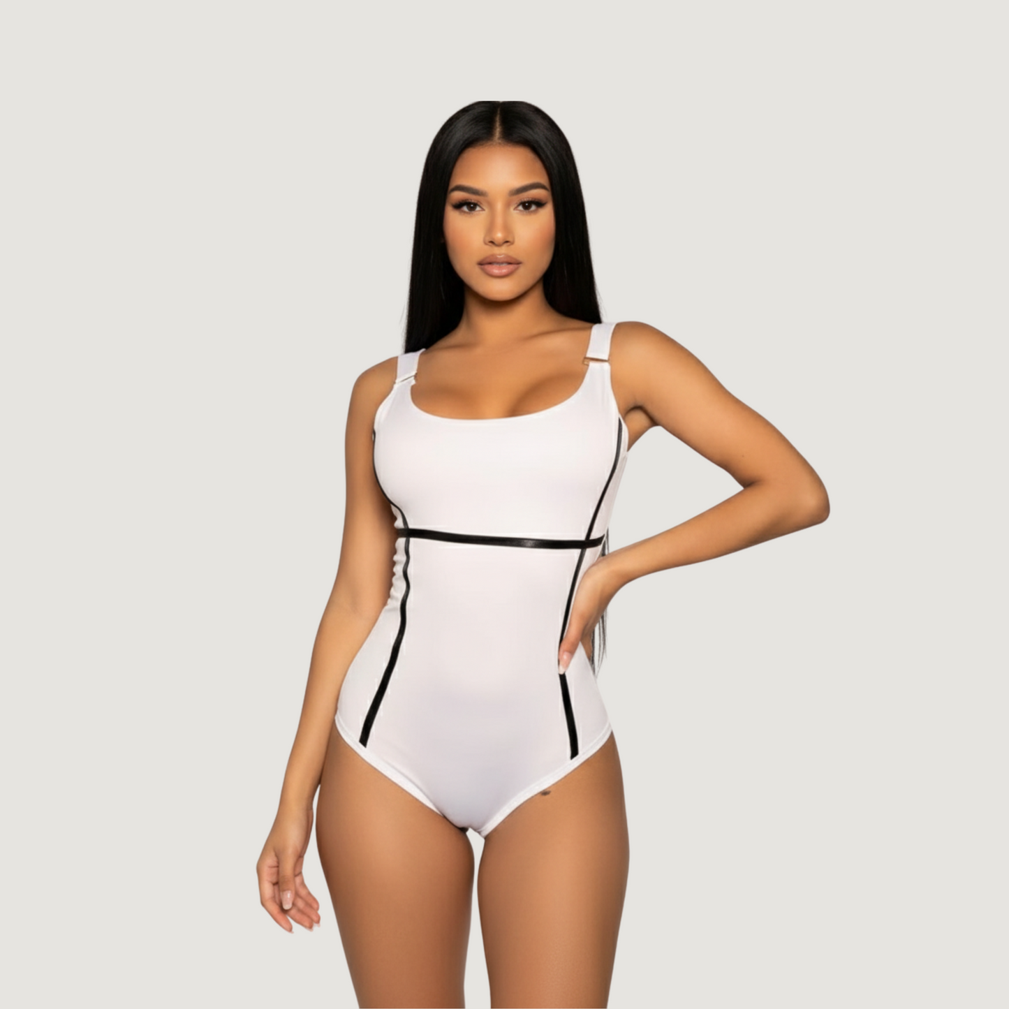 Womens Bodysuit: Adjustable Straps
