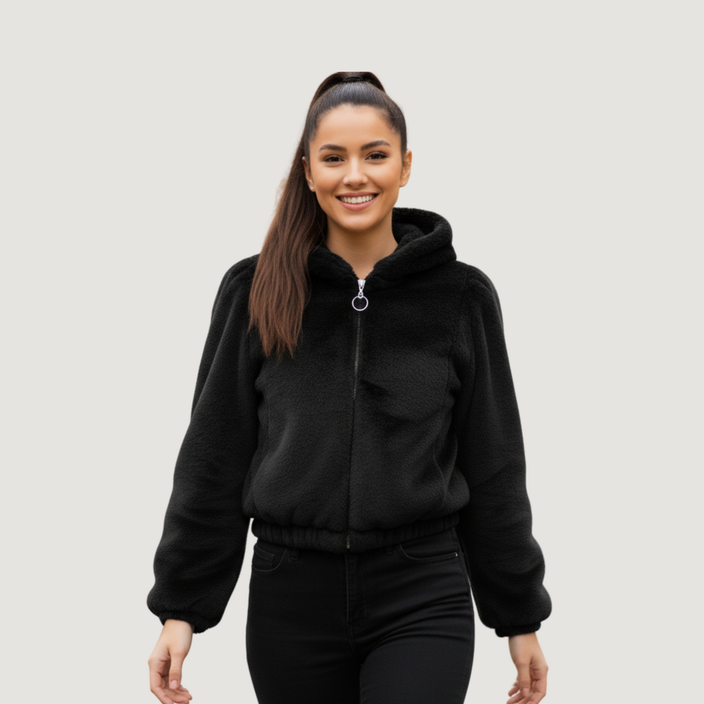 Cozy Hooded Fleece Jacket