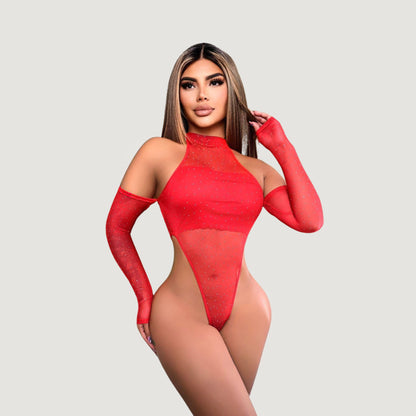 Mesh Bodysuit - High Cut Design