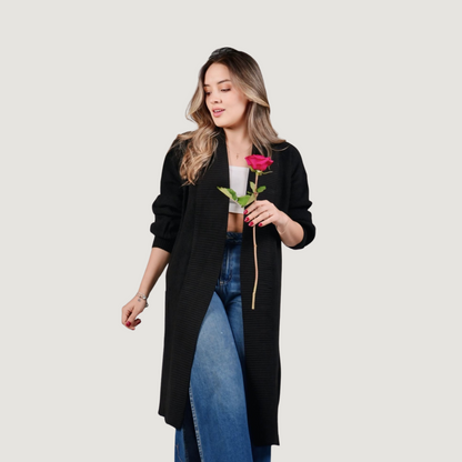 Long Knit Duster Cardigan Sweater