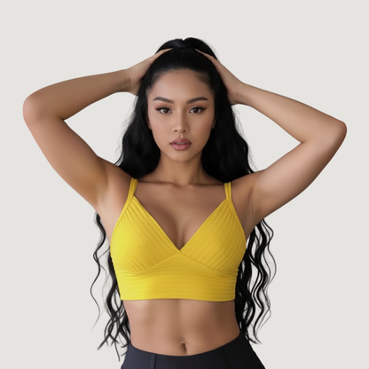 Low-Cut Tank Top with Thick Straps..