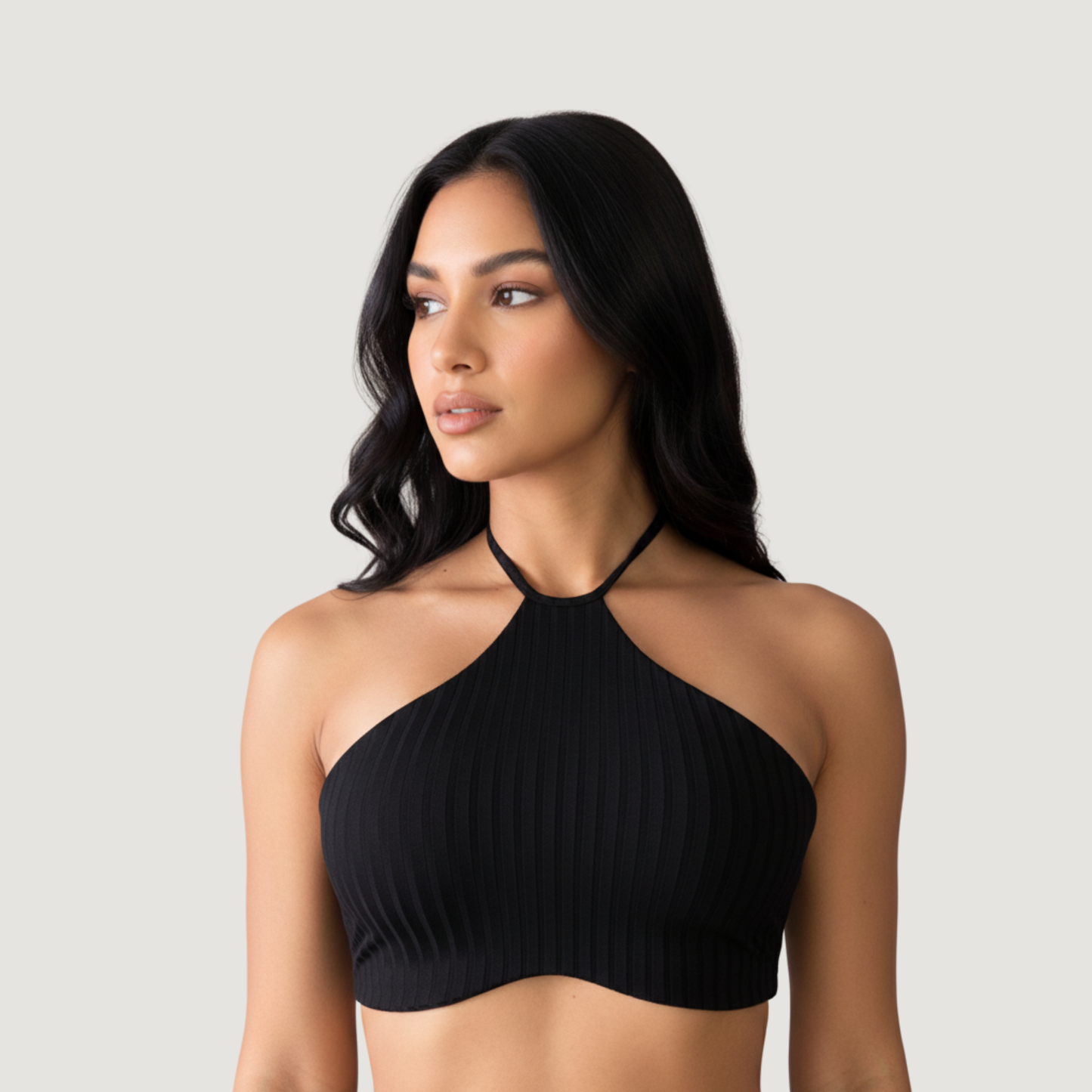 Camiseta sin mangas con lazos ajustables en el cuello