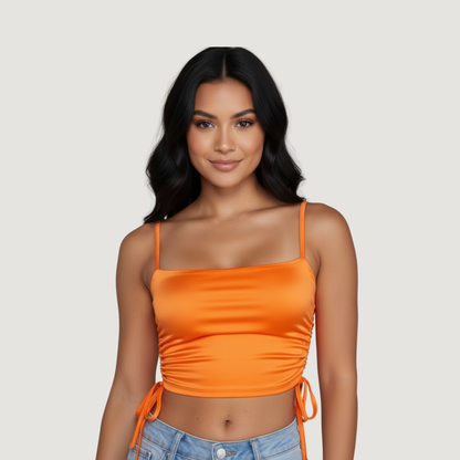 Camisole Top - Adjustable Ties - Front Lining