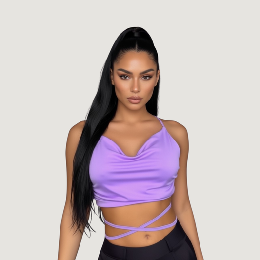 Open Back Top with Delicate Straps